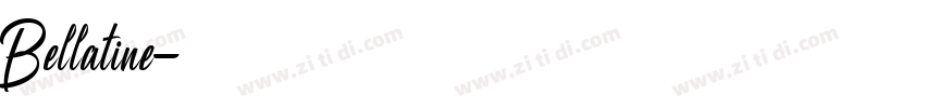 Bellatine字体转换