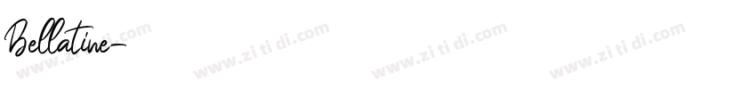 Bellatine字体转换