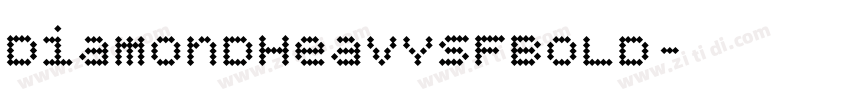 DiamondHeavySFBold字体转换