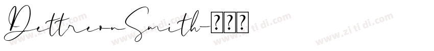 DettreonSmith字体转换
