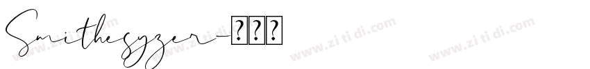Smithesyzer字体转换