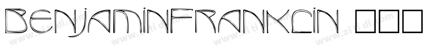 BenjaminFranklin字体转换