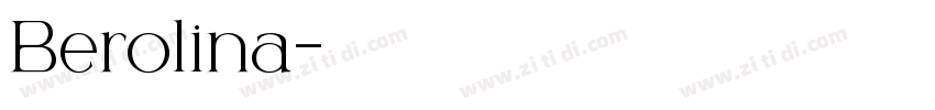 Berolina字体转换