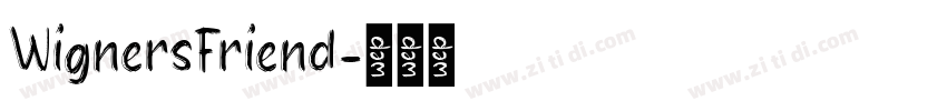 WignersFriend字体转换