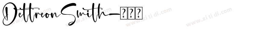 DettreonSmith字体转换