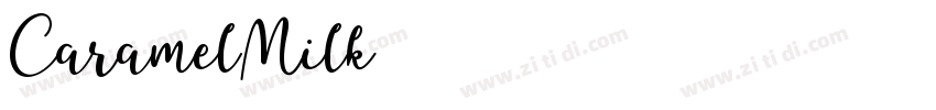 CaramelMilk字体转换