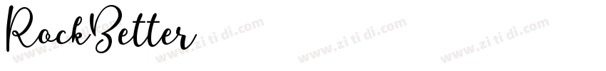 RockBetter字体转换