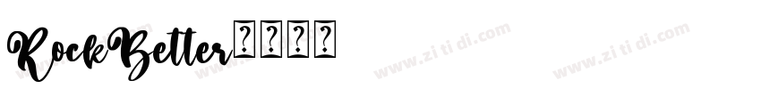 RockBetter字体转换