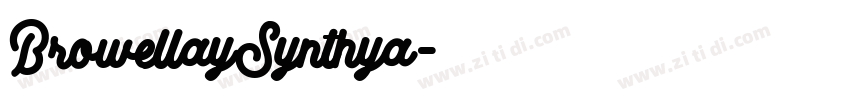 BrowellaySynthya字体转换