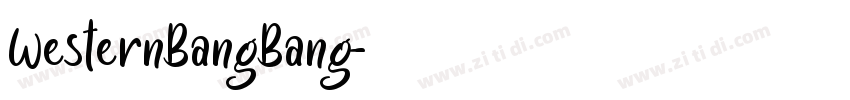 WesternBangBang字体转换