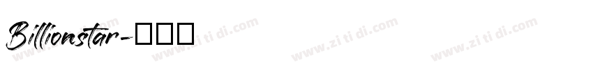 Billionstar字体转换