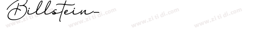 Billstein字体转换