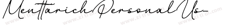 MenttarichPersonalUs字体转换 MenttarichPersonalUs字体转换