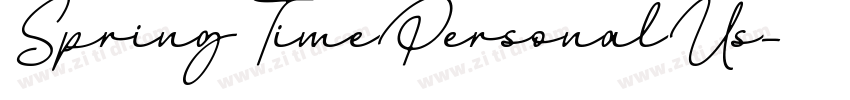 SpringTimePersonalUs字体转换