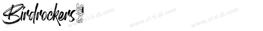 Birdrockers字体转换