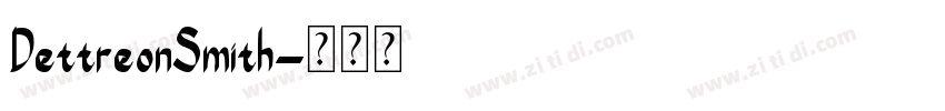 DettreonSmith字体转换