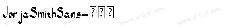JorjaSmithSans字体转换