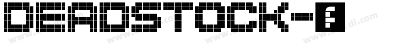 DeadStock字体转换
