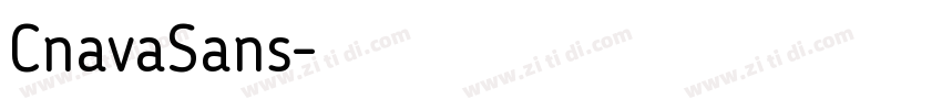 CnavaSans字体转换
