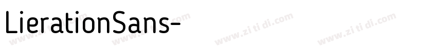LierationSans字体转换