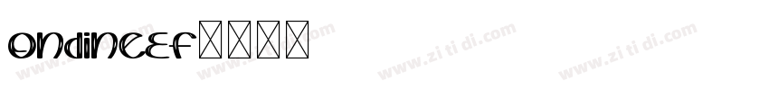 OndineEF字体转换