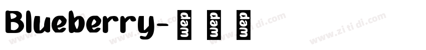Blueberry字体转换