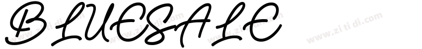 BLUESALE字体转换