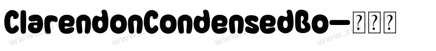 ClarendonCondensedBo字体转换