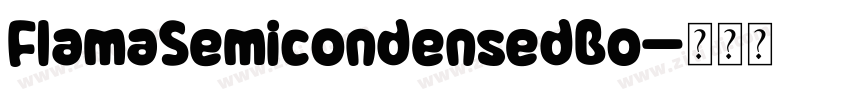 FlamaSemicondensedBo字体转换