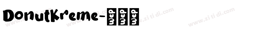 DonutKreme字体转换
