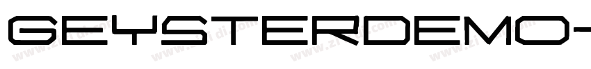 GeysterDEMO字体转换