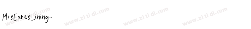 MrsEaresLining字体转换