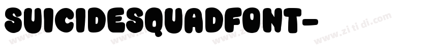 SuicideSquadFont字体转换