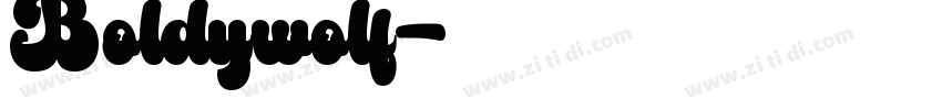 Boldywolf字体转换