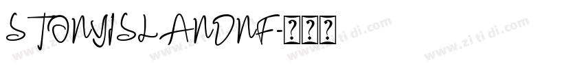 STONYISLANDNF字体转换