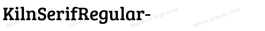 KilnSerifRegular字体转换
