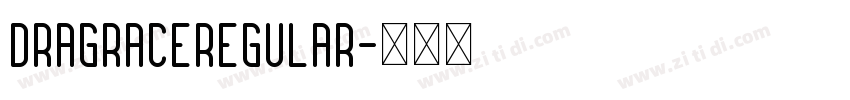 DragraceRegular字体转换