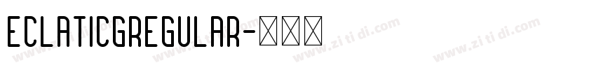 EclatICGRegular字体转换