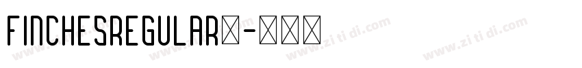FinchesRegular◆字体转换