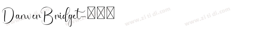 DanverBridget字体转换