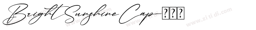 BrightSunshineCap字体转换 BrightSunshineCap字体转换