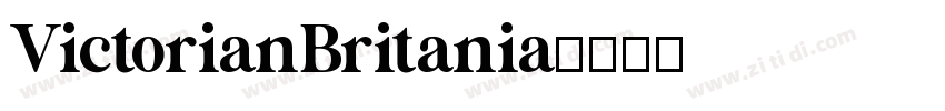 VictorianBritania字体转换