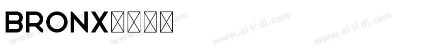 bronx字体转换