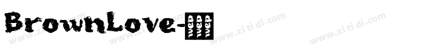 BrownLove字体转换