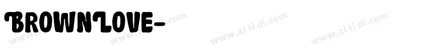 BrownLove字体转换