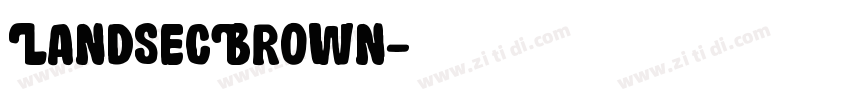 LandsecBrown字体转换