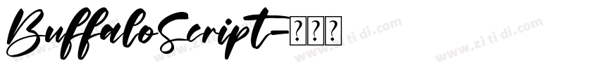 BuffaloScript字体转换
