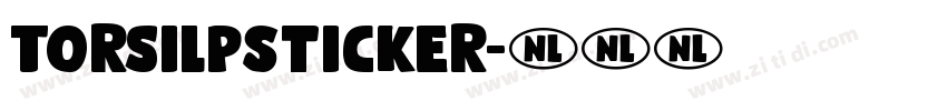 TorsilpSticker字体转换