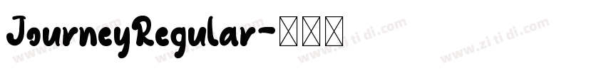 JourneyRegular字体转换
