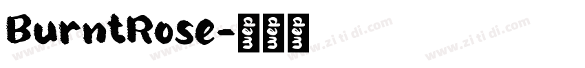 BurntRose字体转换